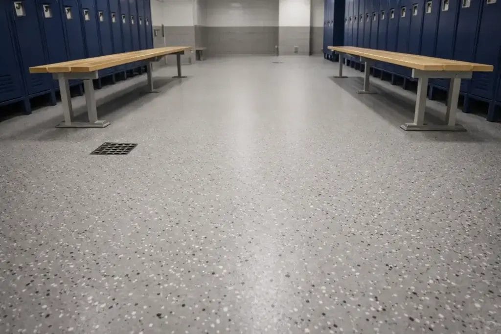 PU gulv omklædningsrum (1)